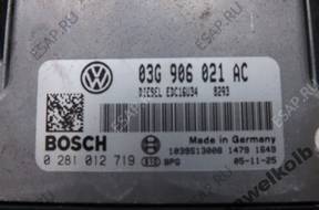 PASSAT B6 2.0 TDI BMP БЛОК УПРАВЛЕНИЯ ДВИГАТЕЛЕМ 03G906021AC