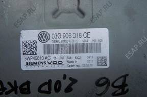 PASSAT B6 БЛОК УПРАВЛЕНИЯ ДВИГАТЕЛЕМ 2.0 TDI BKP 140 KM