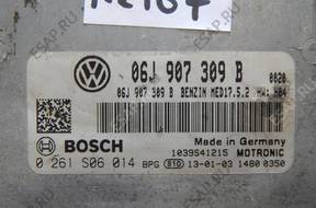 PASSAT B7 БЛОК УПРАВЛЕНИЯ ДВИГАТЕЛЕМ 06J907309B 0261S06014