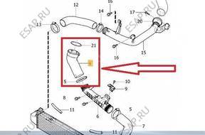 ПАТРУБОК ИНТЕРКУЛЛЕРА VOLVO V70 XC60 2.0T 31338545