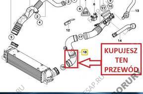 ПАТРУБОК ШЛАНГ ТУРБО ИНТЕРКУЛЕР BMW 1, X1, BMW 3 E92 93