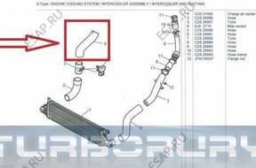 ПАТРУБОК ШЛАНГ ТУРБО ИНТЕРКУЛЕРА JAGUAR X 4X43-9L474-AB