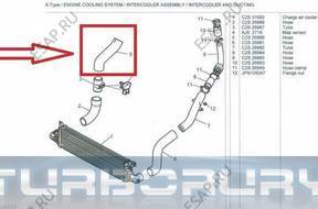 ПАТРУБОК ШЛАНГ ТУРБО ИНТЕРКУЛЕРА JAGUAR X TYPE C2S26986