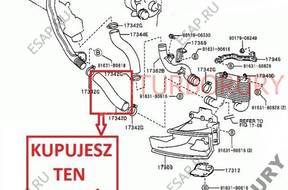ПАТРУБОК ШЛАНГ ТУРБО ИНТЕРКУЛЕРА TOYOTA AVENSIS 2.0D-4D