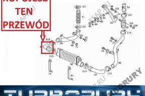 ПАТРУБОК ТУРБО ИНТЕРКУЛЕРА MERCEDES 3.0TD A4635280182