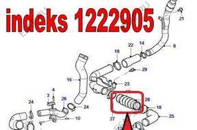 ПАТРУБОК W ИНТЕРКУЛЕР/A FORD MONDEO Mk3 2.0 TDCi
