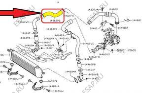 ПАТРУБОК W ИНТЕРКУЛЕР/A NISSAN QASHQAI 1.5dCi