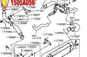 ПАТРУБОК W PRZEWD ТУРБО OUTLANDER 2.0 DID 1505A056