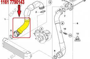 ПАТРУБОК W PRZEWD ВОЗДУХА BMW E46 330d 330xd