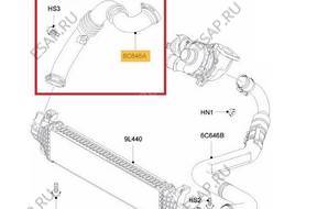 ПАТРУБОК W ТУРБО FORD FOCUS 2.0TDCi C-MAX 1530297