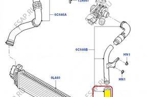 ПАТРУБОК W ТУРБО INTERKULER/A FORD GALAXY 1.8 TDCi