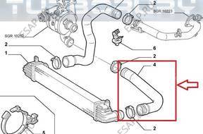 ПАТРУБОК W ТУРБО ИНТЕРКУЛЕР LANCIA THESIS 2,4 JTD