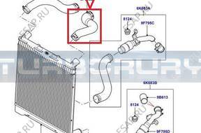 ПАТРУБОК W ТУРБО ИНТЕРКУЛЕР LAND ROVER RANGE 3.6D