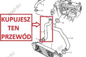 ПАТРУБОК W ТУРБО ИНТЕРКУЛЕР SAAB 9-3 2.2 TiD JAKO
