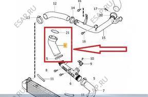 ПАТРУБОК W ТУРБО ИНТЕРКУЛЕР VOLVO S60 S80 V60 2.0T