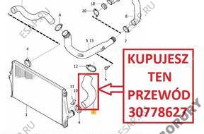 ПАТРУБОК W ТУРБО ИНТЕРКУЛЕР VOLVO S80 XC90 31261365