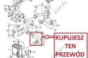 ПАТРУБОК W ТУРБО ИНТЕРКУЛЕР VW GOLF IV 1.9TDI