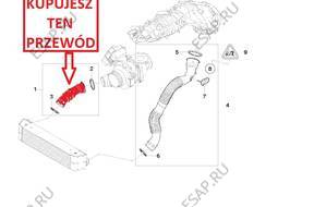 ПАТРУБОК W ТУРБО ИНТЕРКУЛЕРА BMW 1161-7802753