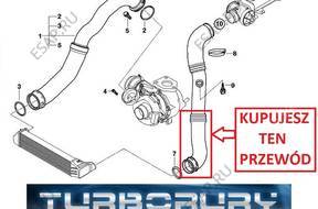 ПАТРУБОК W ТУРБО ИНТЕРКУЛЕРА BMW 3 E46  1.8 d 2.0 d