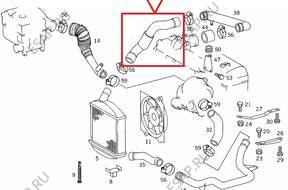 ПАТРУБОК W ТУРБО ИНТЕРКУЛЕРА MERCEDES VITO 2,3 CDI
