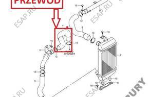 ПАТРУБОК W ТУРБО ИНТЕРКУЛЕРА SUZUKI SWIFT 1.3 DDiS