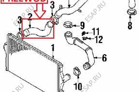 ПАТРУБОК W ТУРБО ИНТЕРКУЛЕРА VOLVO S60 S80 V70 2,5