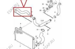 ПАТРУБОК W ТУРБО PRZEWD VOLVO S60 S80 V70 2,4 D5