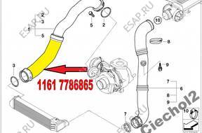 ПАТРУБОК W ТУРБО ТУРБИНЫ BMW E46 320d 1161-7786865