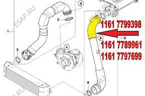 ПАТРУБОК W ТУРБО ТУРБИНЫ BMW E46 330d 1161-7799398