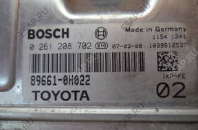 Peugeot 107 Aygo БЛОК УПРАВЛЕНИЯ 89661-0H022 0261208702