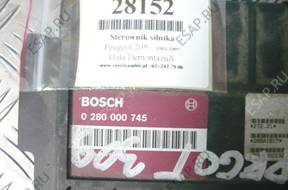 PEUGEOT 205 БЛОК УПРАВЛЕНИЯ ДВИГАТЕЛЕМ 0280000745