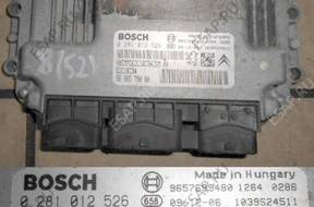 PEUGEOT 206 + PLUS 1,4HDI БЛОК УПРАВЛЕНИЯ 0281012526