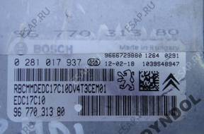 PEUGEOT 206 + PLUS 1.4 HDI БЛОК УПРАВЛЕНИЯ ECU 9677031380