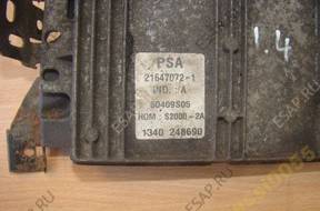 PEUGEOT 206 1,4 2002 год БЛОК УПРАВЛЕНИЯ ДВИГАТЕЛЕМ PSA