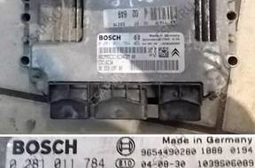 PEUGEOT 206 1,4 HDI БЛОК УПРАВЛЕНИЯ 0281011784 9655919780