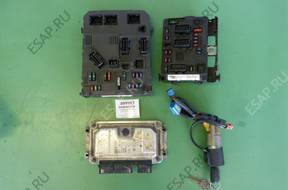 Peugeot 206 1,6 16V БЛОК УПРАВЛЕНИЯ КОМПЛЕКТ 0261207477