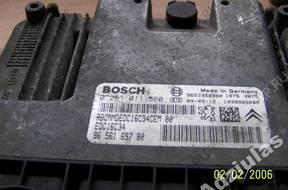 PEUGEOT 206 1,6HDI БЛОК УПРАВЛЕНИЯ 0281011560 9659823880