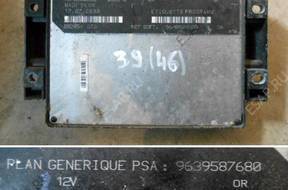 PEUGEOT 206 1,9D БЛОК УПРАВЛЕНИЯ 9639587680