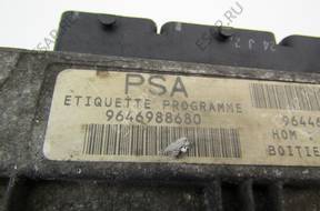 PEUGEOT 206 1.4 8V БЛОК УПРАВЛЕНИЯ 9646988680