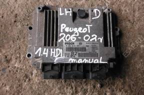 PEUGEOT 206 1.4 HDI БЛОК УПРАВЛЕНИЯ 9646559980 0281010707