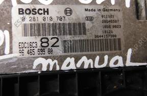PEUGEOT 206 1.4 HDI БЛОК УПРАВЛЕНИЯ 9646559980 0281010707