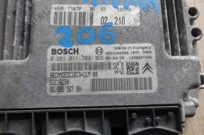 Peugeot 206 1.4 HDI БЛОК УПРАВЛЕНИЯ ДВИГАТЕЛЕМ BOSCH