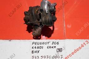 PEUGEOT 206 1.4 HDI ТУРБОКОМПРЕССОР 54359700007