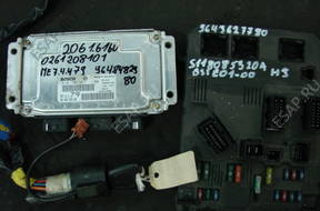 PEUGEOT 206 1.6 16V БЛОК УПРАВЛЕНИЯ 9648482980 КОМПЛЕКТ BSI