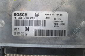 Peugeot 206 1.6 8V 1999 год  БЛОК УПРАВЛЕНИЯ ДВИГАТЕЛЕМ BOSCH