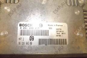 PEUGEOT 206 1.6 8V БЛОК УПРАВЛЕНИЯ BOSCH 0261206217