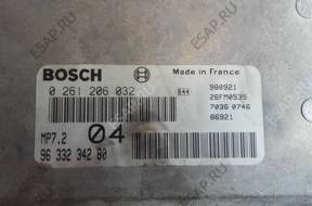 Peugeot 206 1.6 8V БЛОК УПРАВЛЕНИЯ ДВИГАТЕЛЕМ