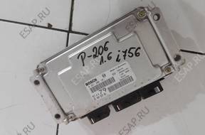 PEUGEOT 206 1.6 БЛОК УПРАВЛЕНИЯ 0261208101 BOSCH