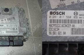PEUGEOT 206 1.6 HDI БЛОК УПРАВЛЕНИЯ ДВИГАТЕЛЕМ 0281011560