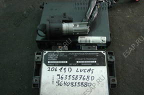 PEUGEOT 206 1.9d DW8 БЛОК УПРАВЛЕНИЯ КОМПЛЕКТ 9639587680